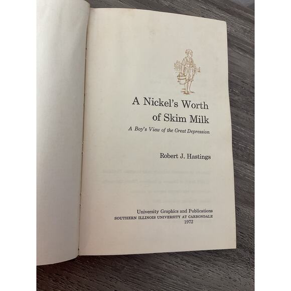1972 Hardback A Nickels Worth of Skim Milk by Robert J. Hastings - Picture 3 of 6